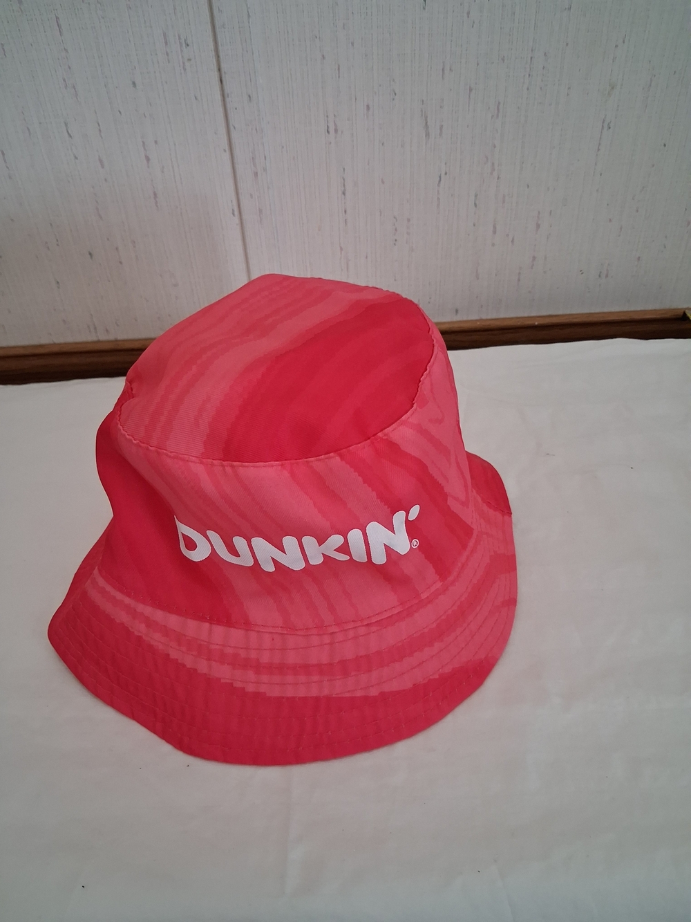 Dunkin' Donuts Reversible Bucket Hat Orange/Hot Pink bucket Hat